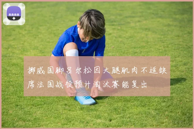 挪威国脚吕尔松因大腿肌肉不适缺席法国战役预计淘汰赛能复出